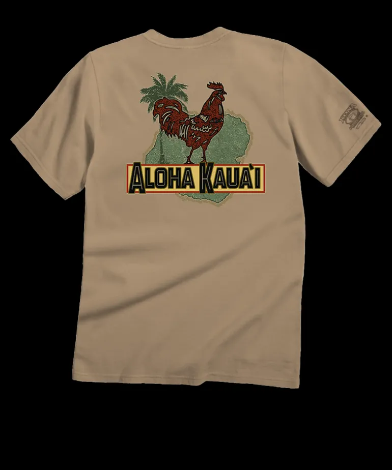 Aloha For Kauai - Kona Coffee Dyed Short Sleeve Crewneck T-Shirt
