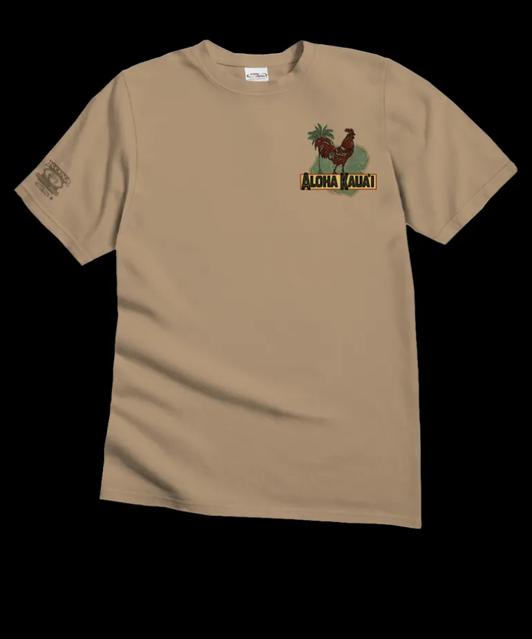 Aloha For Kauai - Kona Coffee Dyed Short Sleeve Crewneck T-Shirt