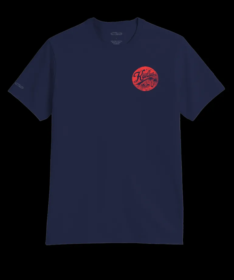 Around Kailua - Indigo Short Sleeve Pima T-Shirt
