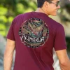 Aumakua Circle - Wine Dyed Short Sleeve Crewneck T-Shirt