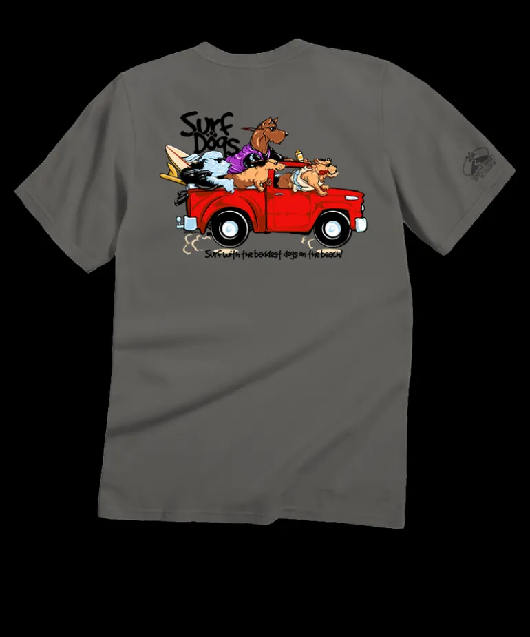 Bad Surf Dogs - Crater Dyed® Short Sleeve Crewneck T-Shirt