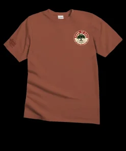 Bank Of Dad Trees - Chile Dyed Short Sleeve Crewneck T-Shirt