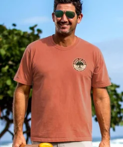 Bank Of Dad Trees - Chile Dyed Short Sleeve Crewneck T-Shirt