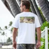 Banyan Tree Court - White Short Sleeve Crewneck T-Shirt