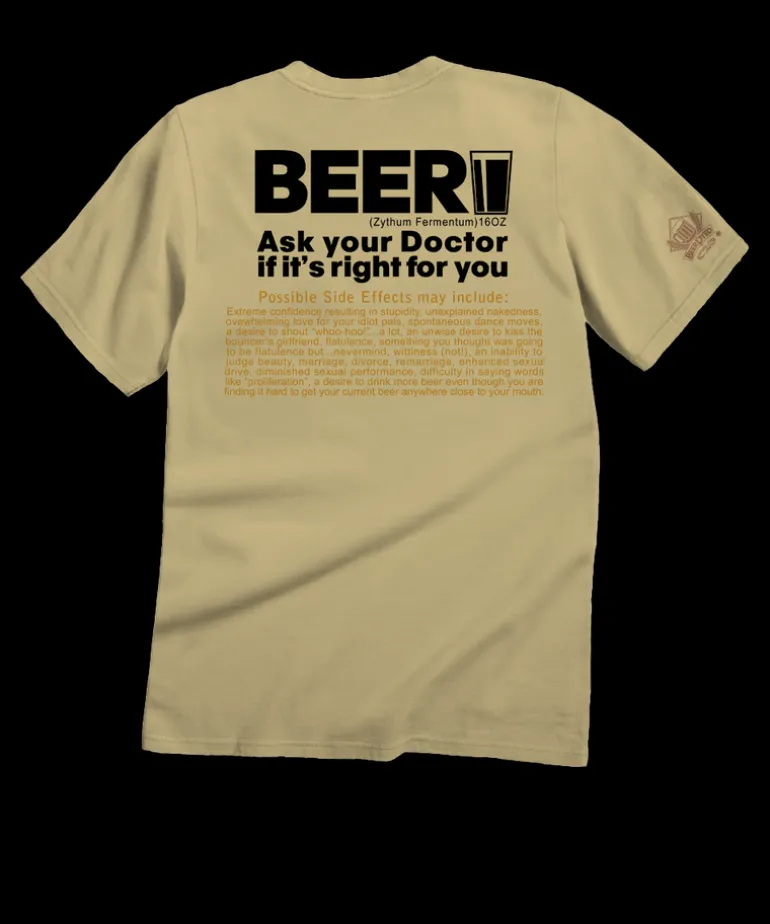 Beer RX - Beer Dyed Short Sleeve Crewneck T-Shirt