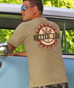 Better Call Dad - Kona Coffee Dyed Short Sleeve Crewneck T-Shirt
