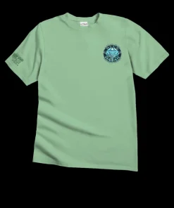 Blue Hawaii Dive - Key Lime Dyed Short Sleeve Crewneck T-Shirt