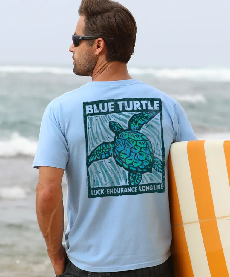 Blue Turtle - Blue Sky Short Sleeve Crewneck T-Shirt