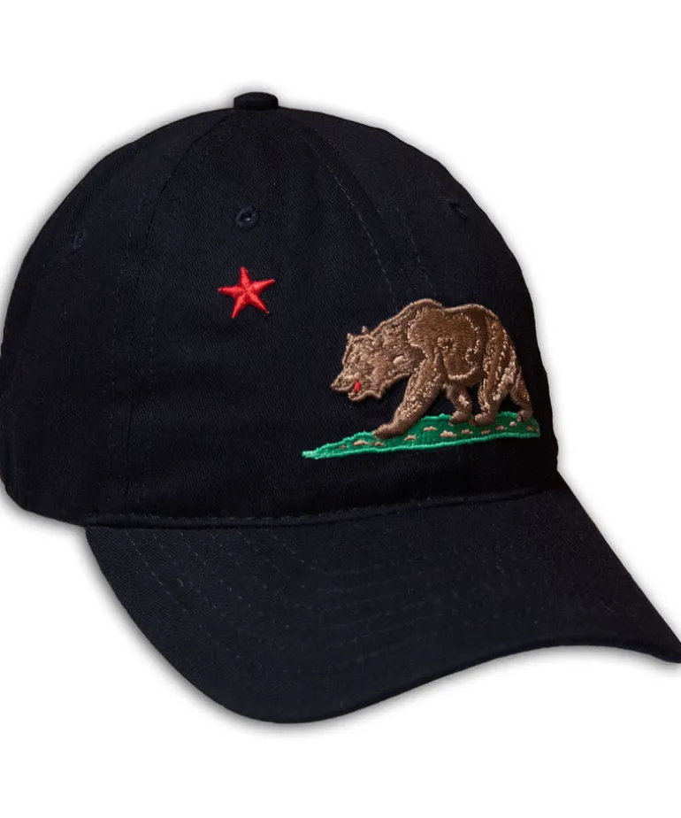 California Flag - Black Twill Hat
