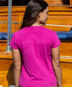 Celestial Sun And Moon Berry - Berry Short Sleeve Crewneck T-Shirt