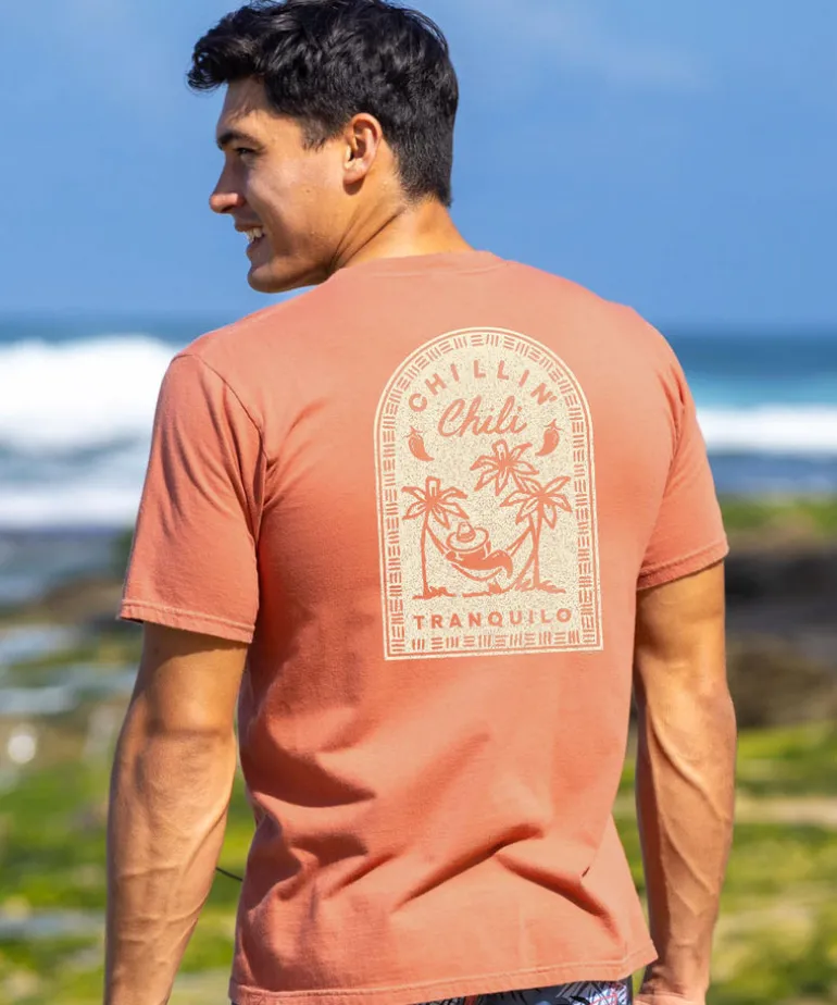 Chilin - Chile Dyed Short Sleeve Crewneck T-Shirt