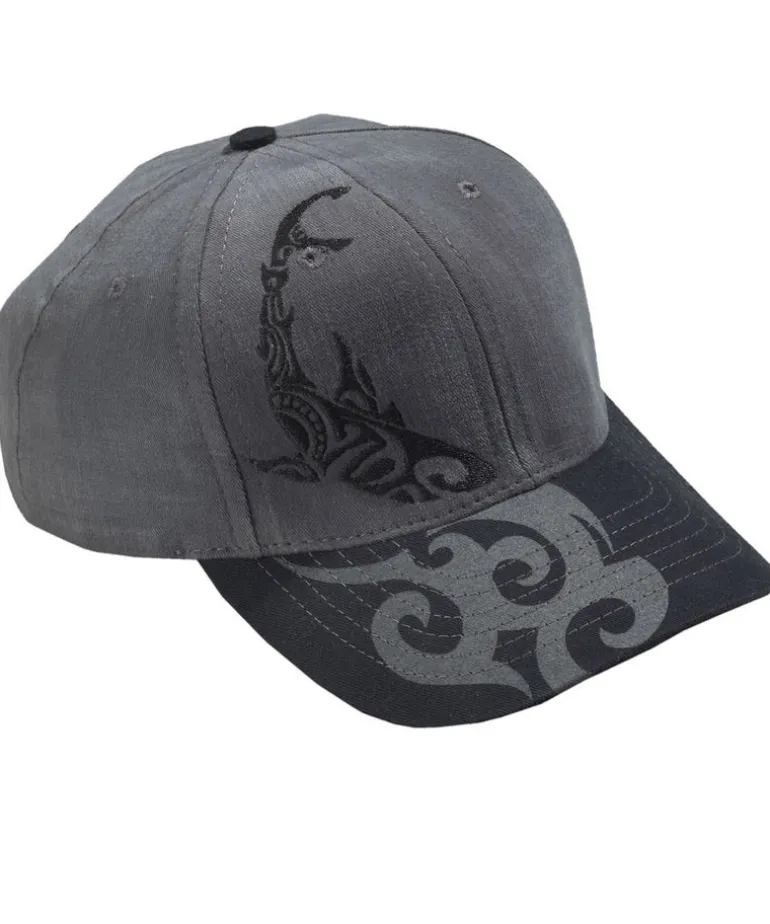 Circling Sharks - Graphite Twill Hat