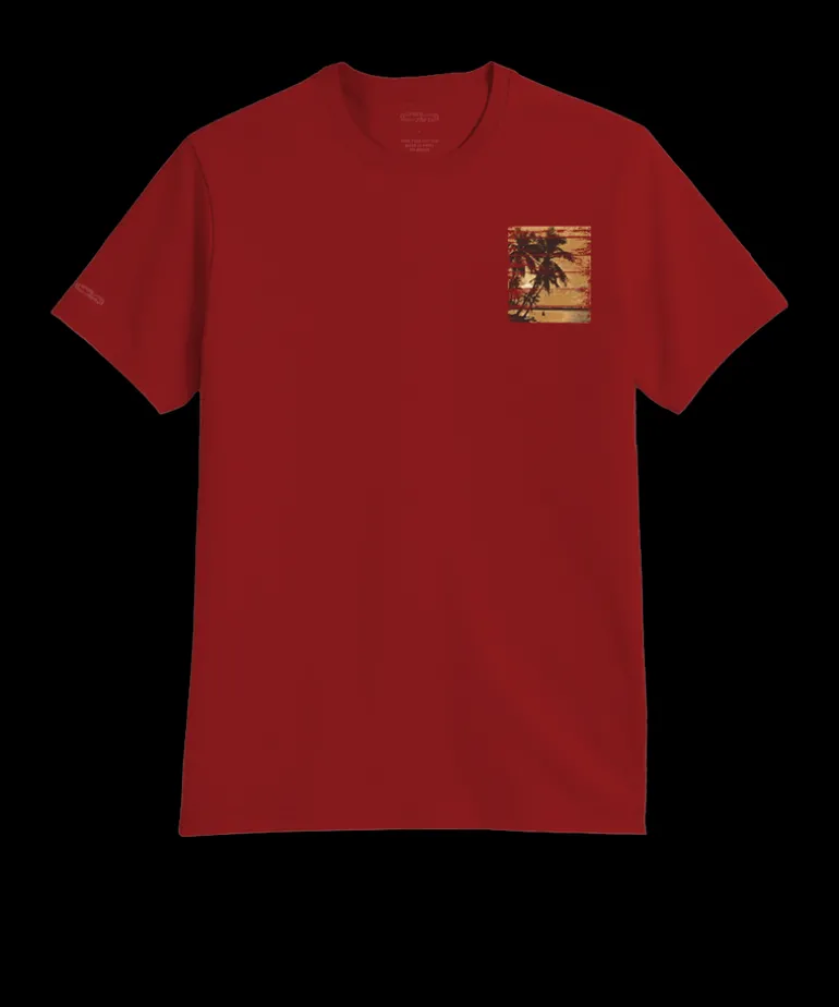 Come Sail Away - Rugby Red Short Sleeve Pima T-Shirt