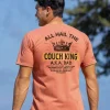 Couch King - Chile Dyed Short Sleeve Crewneck T-Shirt