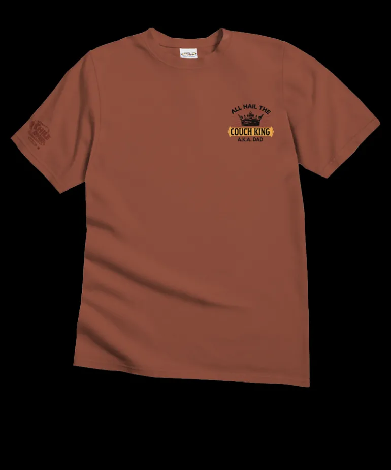 Couch King - Chile Dyed Short Sleeve Crewneck T-Shirt