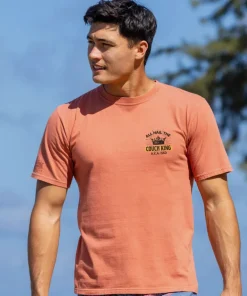 Couch King - Chile Dyed Short Sleeve Crewneck T-Shirt