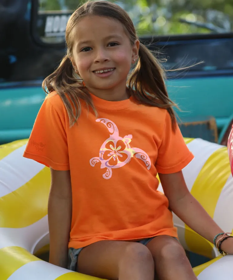Cutie Honu - Apricot Dyed Short Sleeve Crewneck T-Shirt