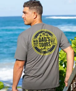 Dads Tours No Map - Crater Dyed® Short Sleeve Crewneck T-Shirt