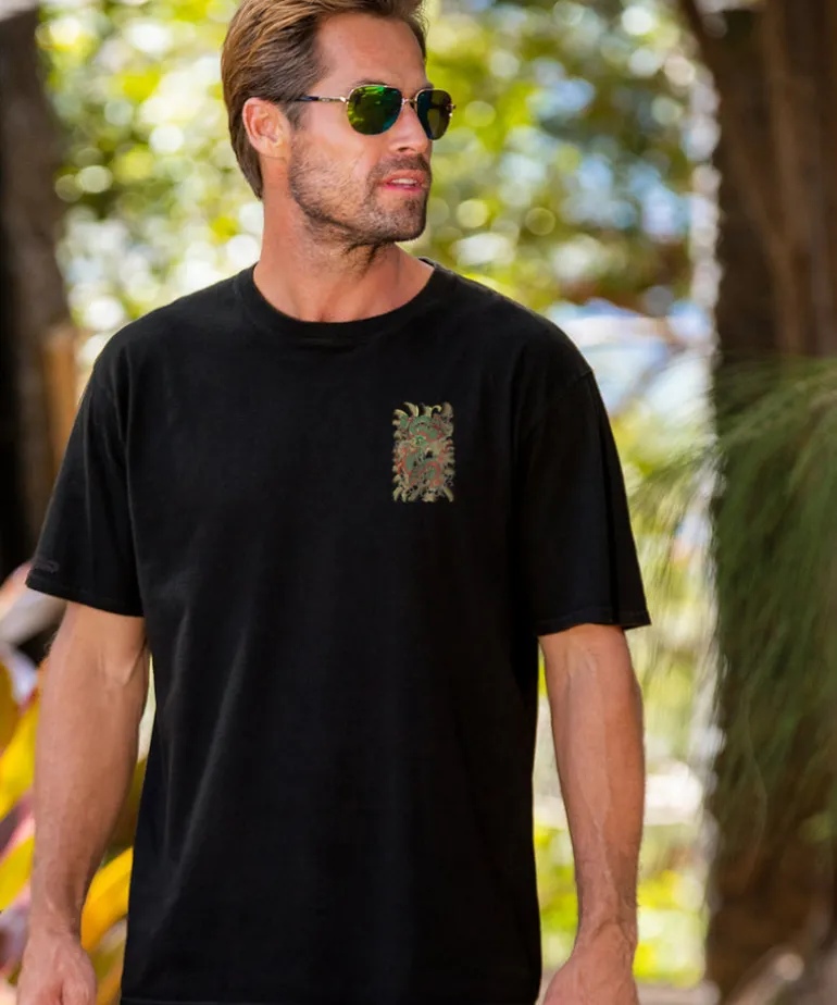Dragon Force - Black Short Sleeve Crewneck T-Shirt