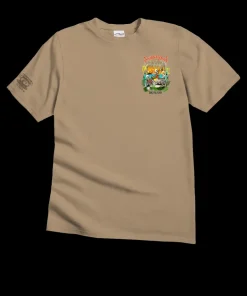 Grateful Dead Kona Coffee Shack - Kona Coffee Dyed Short Sleeve Crewneck T-Shirt