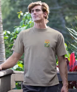 Grateful Dead Kona Coffee Shack - Kona Coffee Dyed Short Sleeve Crewneck T-Shirt