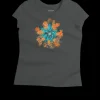 Henna Mandala - Graphite Short Sleeve Pima T-Shirt