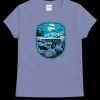 Honu Moon - Lavender Dyed Short Sleeve Crewneck T-Shirt