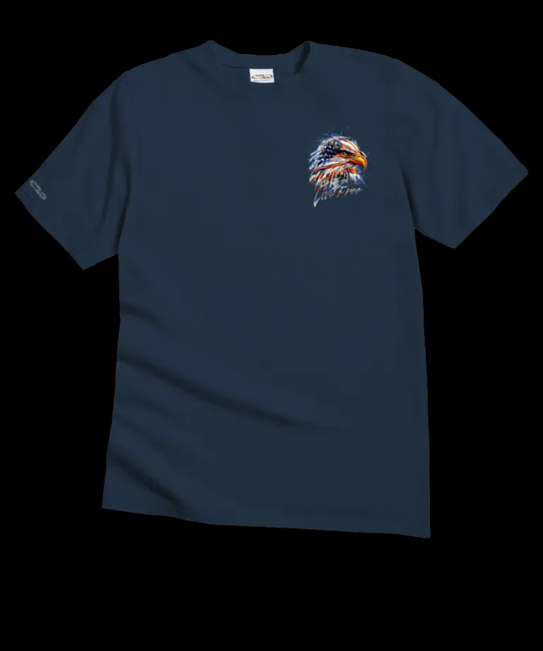Live Free - Navy Short Sleeve Crewneck T-Shirt