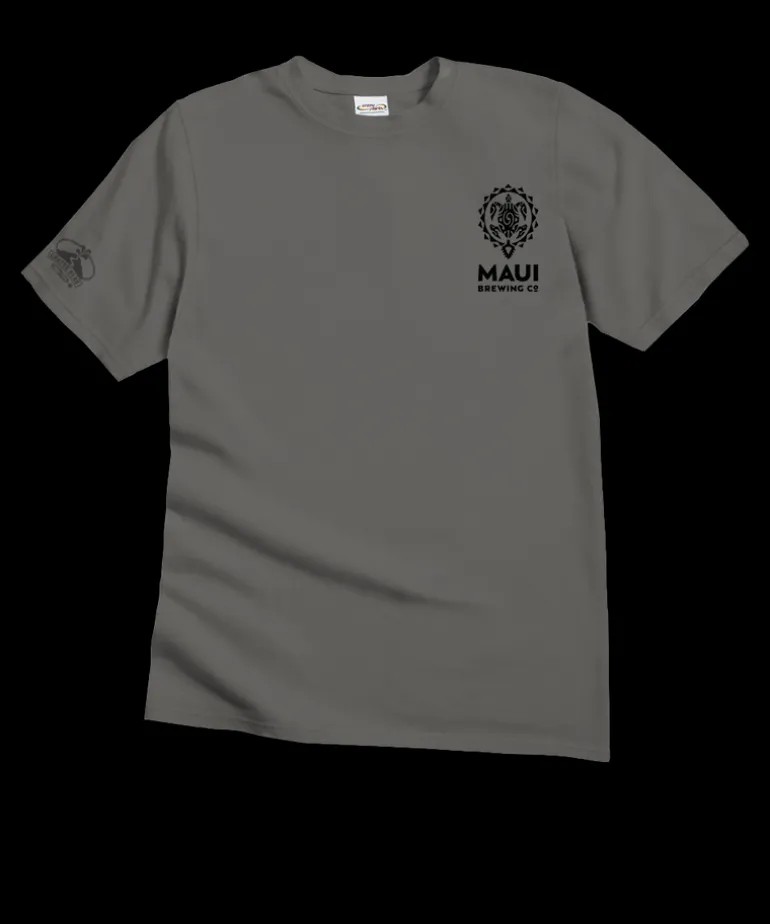 Maui Brewing Co Sobrehumano - Crater Dyed® Short Sleeve Crewneck T-Shirt