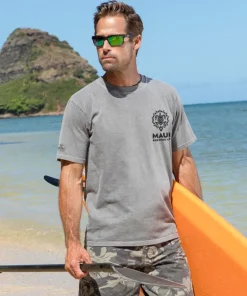 Maui Brewing Co Sobrehumano - Crater Dyed® Short Sleeve Crewneck T-Shirt