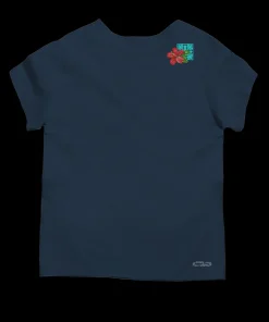 Pua Nani Montage - Navy Short Sleeve Scoop Neck T-Shirt