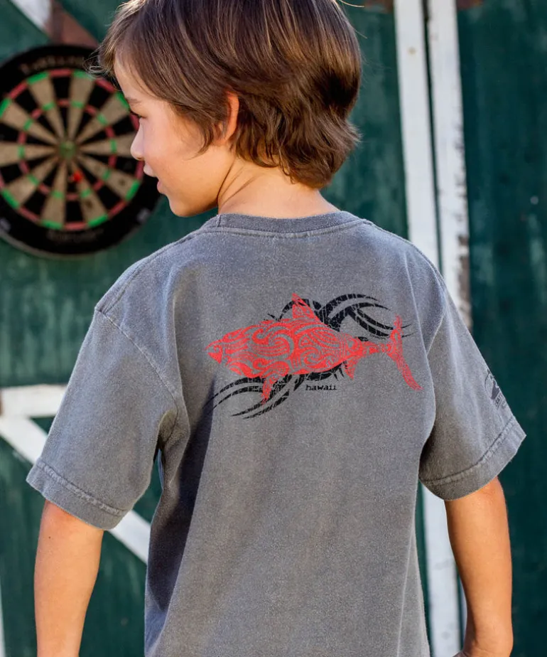 Red Shark - Crater Dyed® Short Sleeve Crewneck T-Shirt