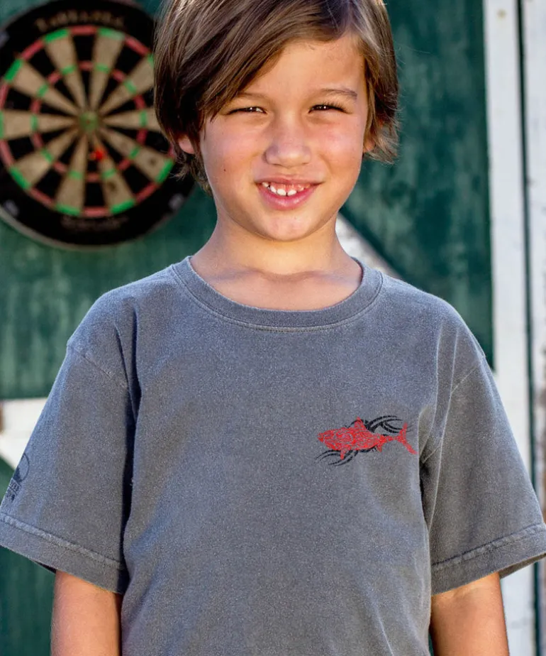Red Shark - Crater Dyed® Short Sleeve Crewneck T-Shirt