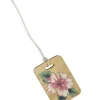 Tribal Hibiscus Lei - Wooden Bag Tag