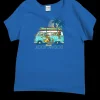 Volkswagen Hawaiian Humane Society Dog Day - Blue Hawaii Dyed Short Sleeve Scoop Neck T-Shirt