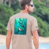 Wyland® Sea Lions - Kona Coffee Dyed Short Sleeve Crewneck T-Shirt