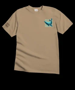 Wyland® Sea Lions - Kona Coffee Dyed Short Sleeve Crewneck T-Shirt