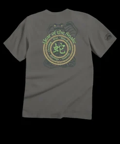 Year Of The Snake Circles 2025 - Crater Dyed® Short Sleeve Crewneck T-Shirt