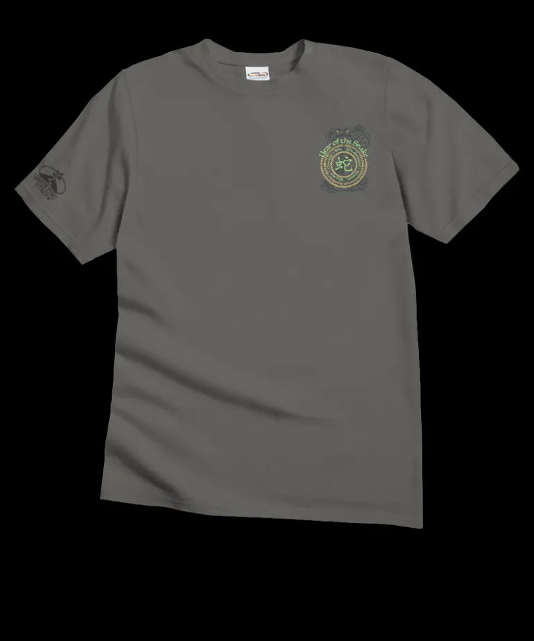 Year Of The Snake Circles 2025 - Crater Dyed® Short Sleeve Crewneck T-Shirt