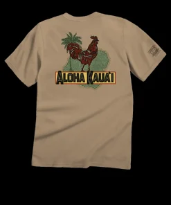 Aloha For Kauai - Kona Coffee Dyed Short Sleeve Crewneck T-Shirt