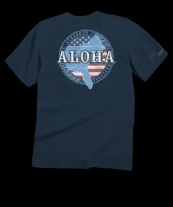 Aloha Stronger Together - Navy Short Sleeve Crewneck T-Shirt