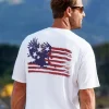 American Pride - White Short Sleeve Crewneck T-Shirt