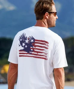 American Pride - White Short Sleeve Crewneck T-Shirt