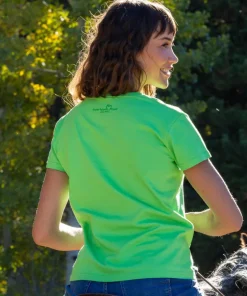 Apple Blossoms - Green Apple Dyed Short Sleeve Crewneck T-Shirt
