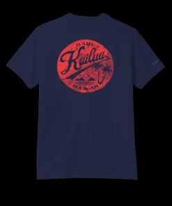 Around Kailua - Indigo Short Sleeve Pima T-Shirt