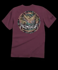 Aumakua Circle - Wine Dyed Short Sleeve Crewneck T-Shirt