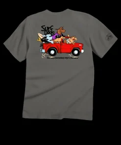 Bad Surf Dogs - Crater Dyed® Short Sleeve Crewneck T-Shirt