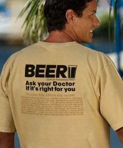 Beer RX - Beer Dyed Short Sleeve Crewneck T-Shirt
