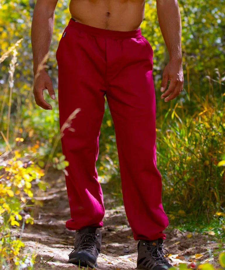 Beet Red Canton Pants