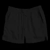 Black Shoreline Twill Shorts